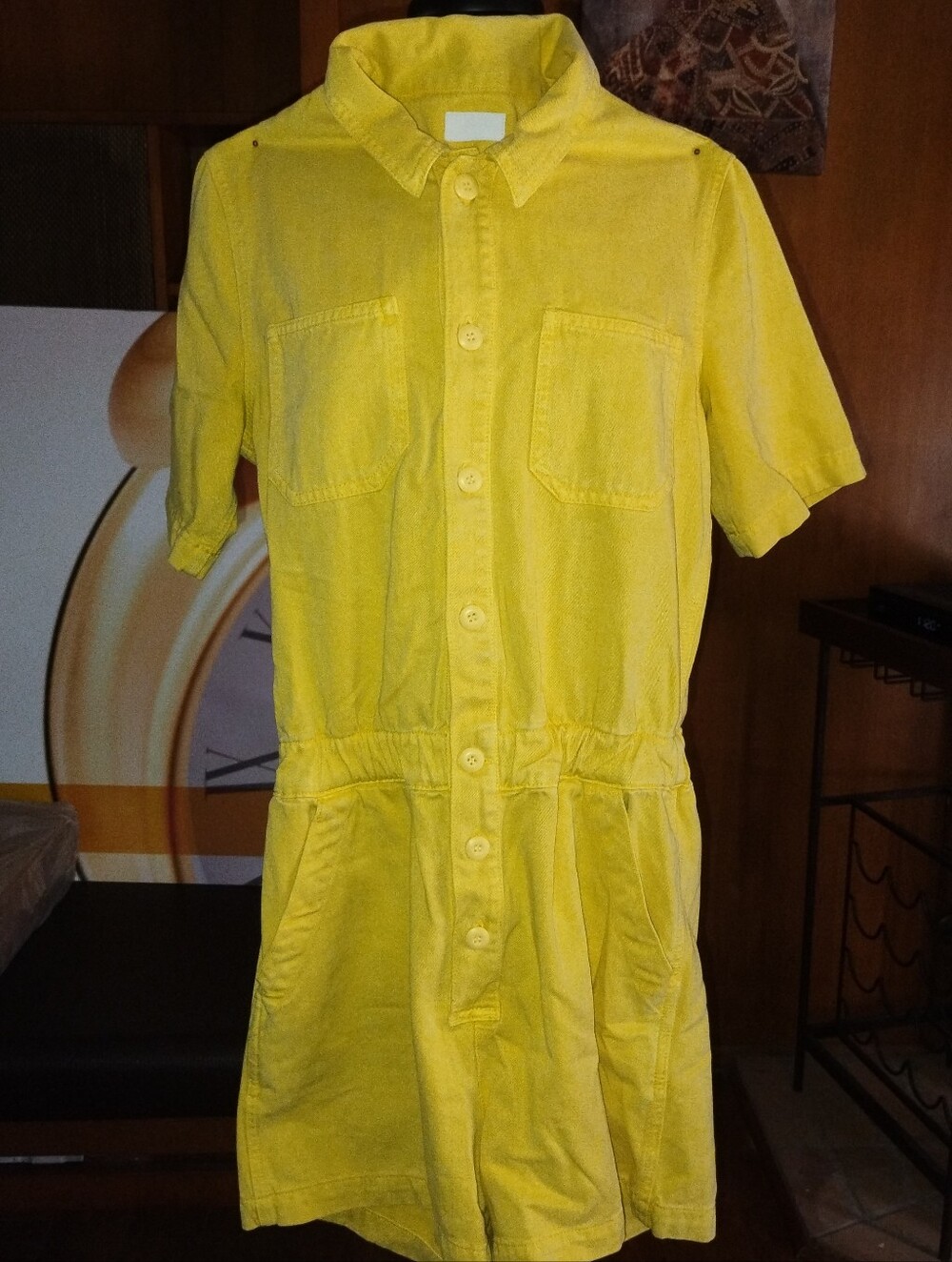 MOTHER The Springy Short Romper Size Small